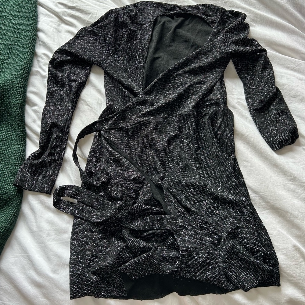 Urban Outfitters Sparkly Wrap Dress